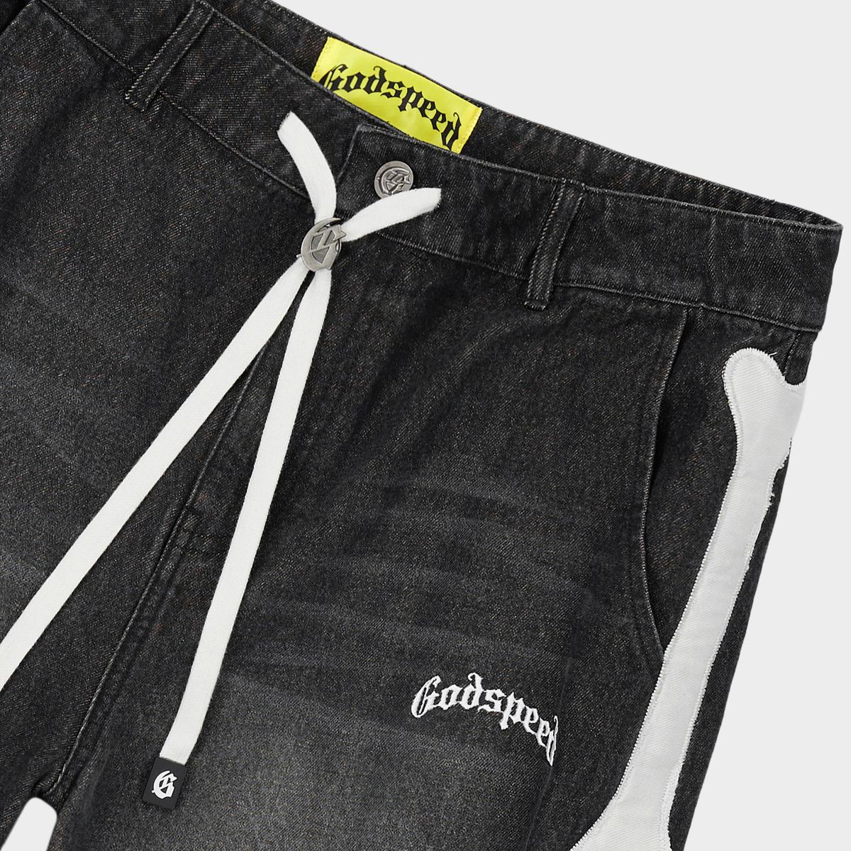Godspeed Fémur Denim Black Shorts