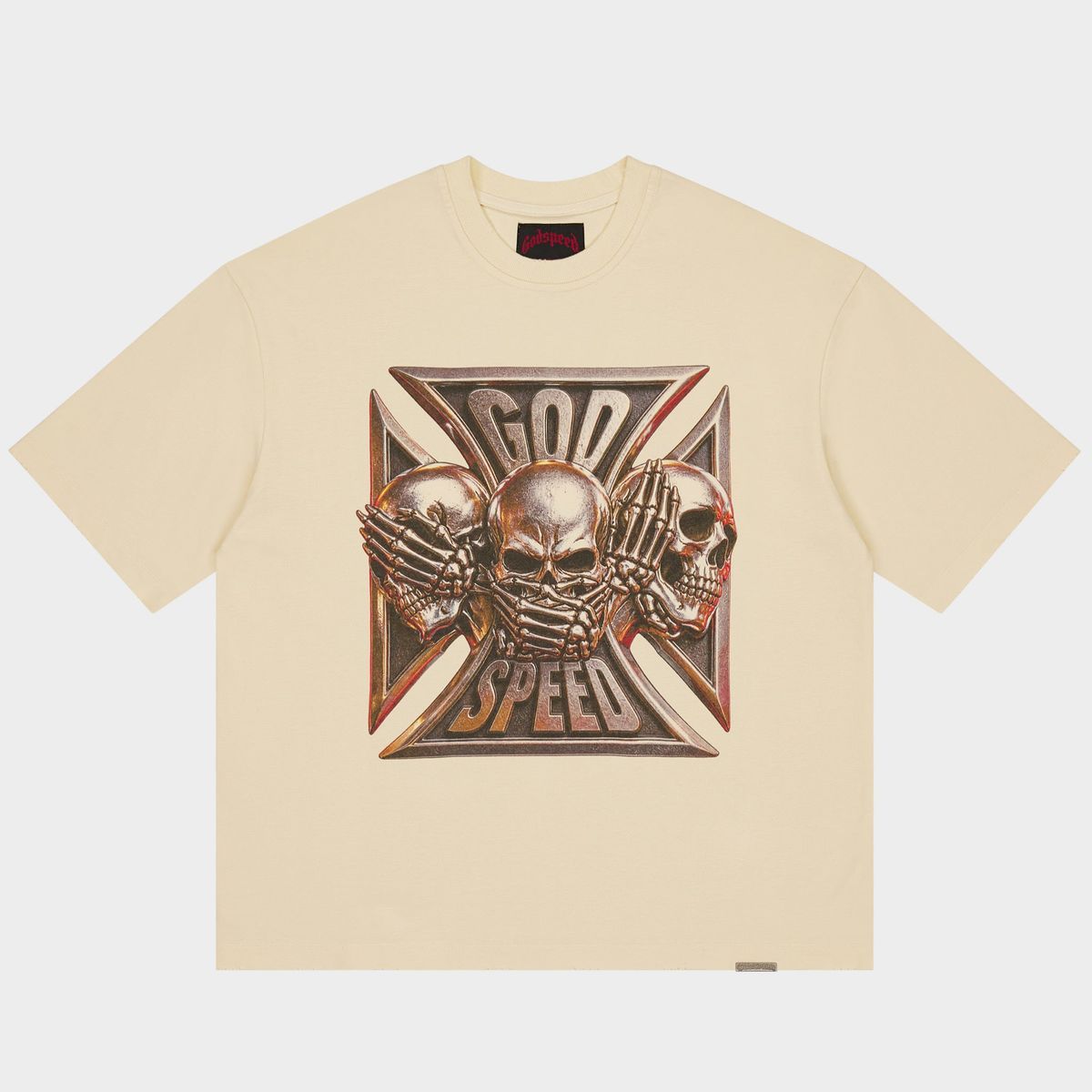 Godspeed Omerta Bone Tee