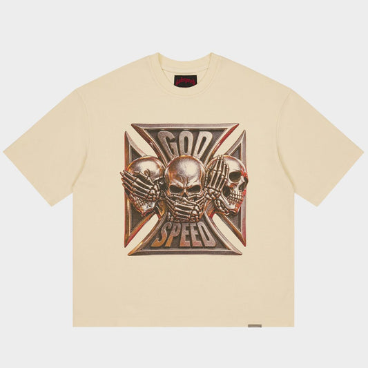 Godspeed Omerta Bone Tee