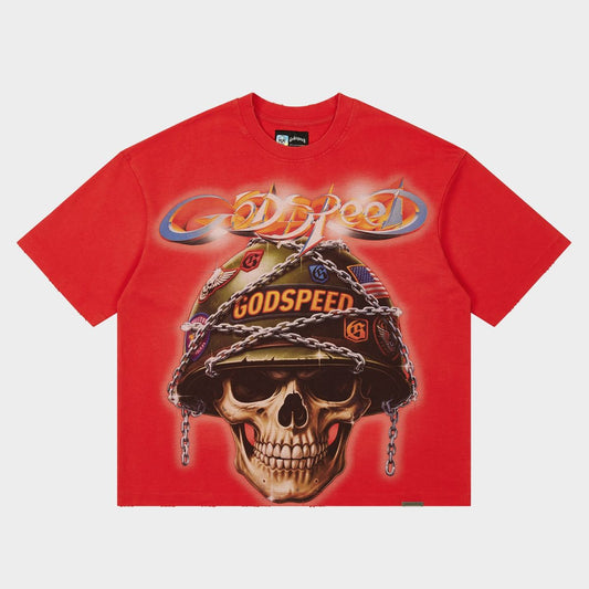 Godspeed Red Badges of Honor Tee
