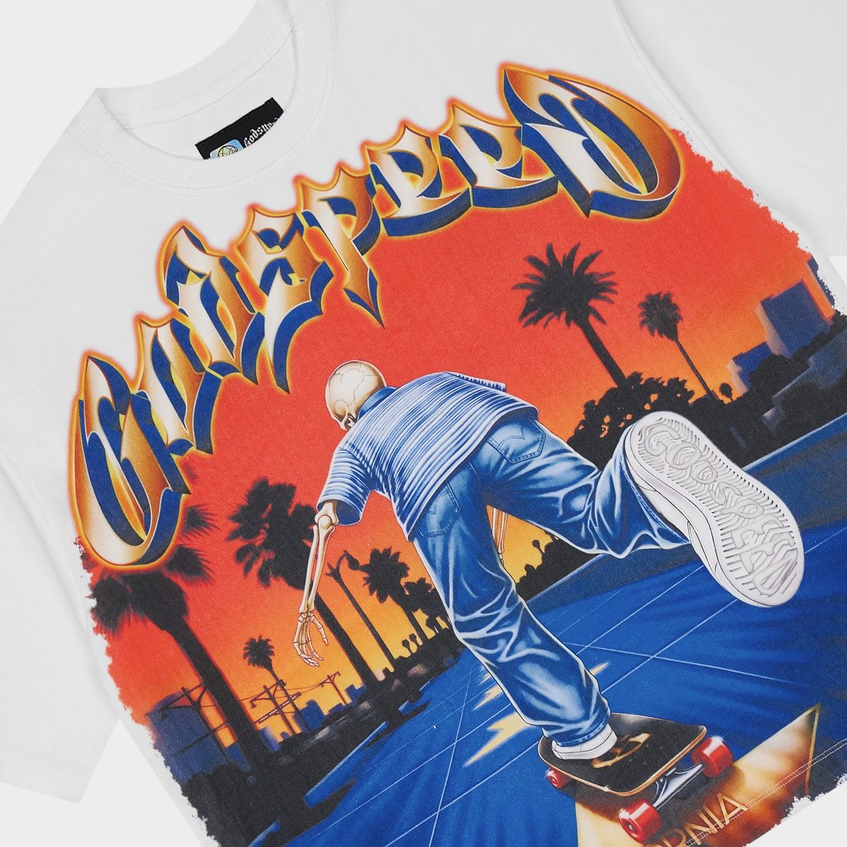 Godspeed Kick Push White Tee