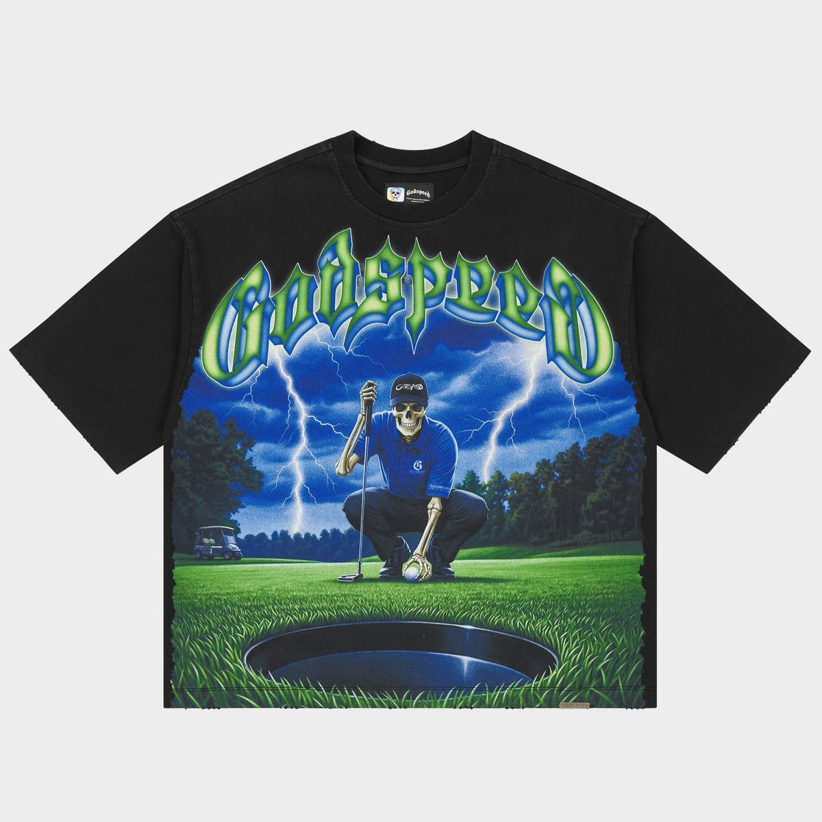 Godspeed No Mulligans Black Tee