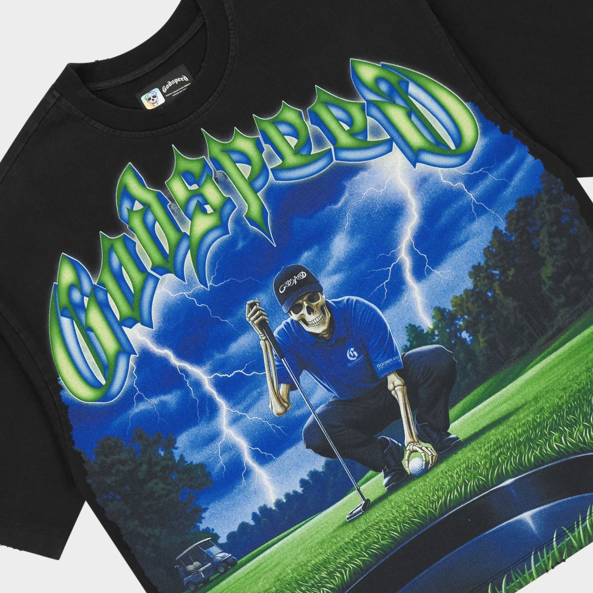 Godspeed No Mulligans Black Tee