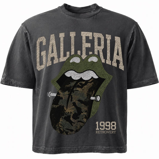 Retrovert Galleria Camo Tongue T-Shirt