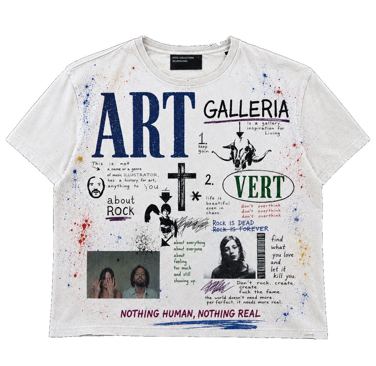 Retrovert Art Paint Splatter T-Shirt