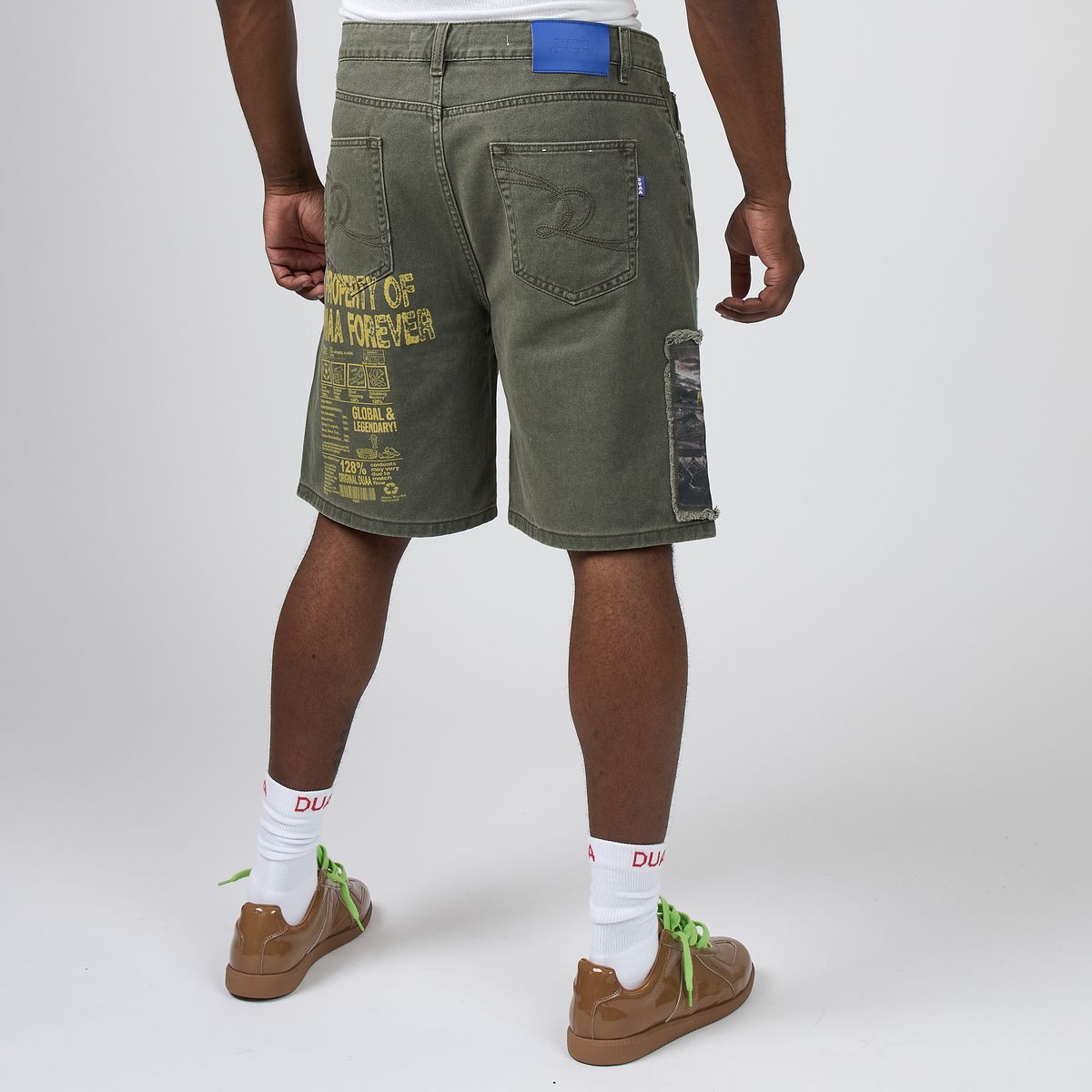 DUAA World Cup Multi Patch Jorts