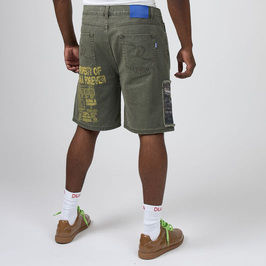 DUAA World Cup Multi Patch Jorts