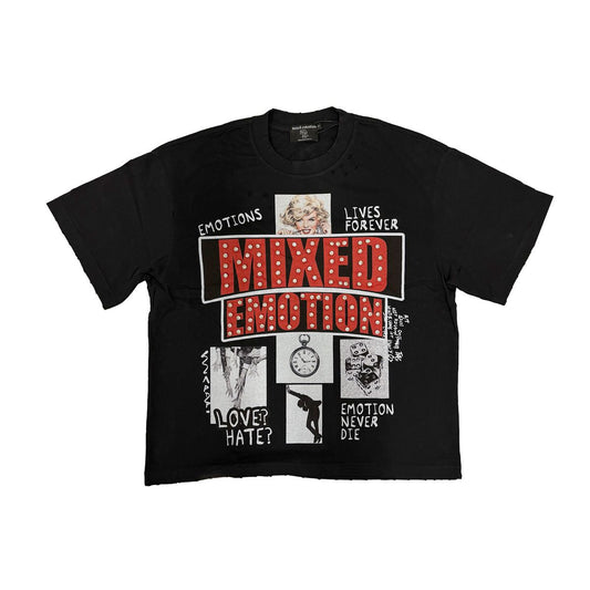 Mixed Emotions Black Lost Identity Tee