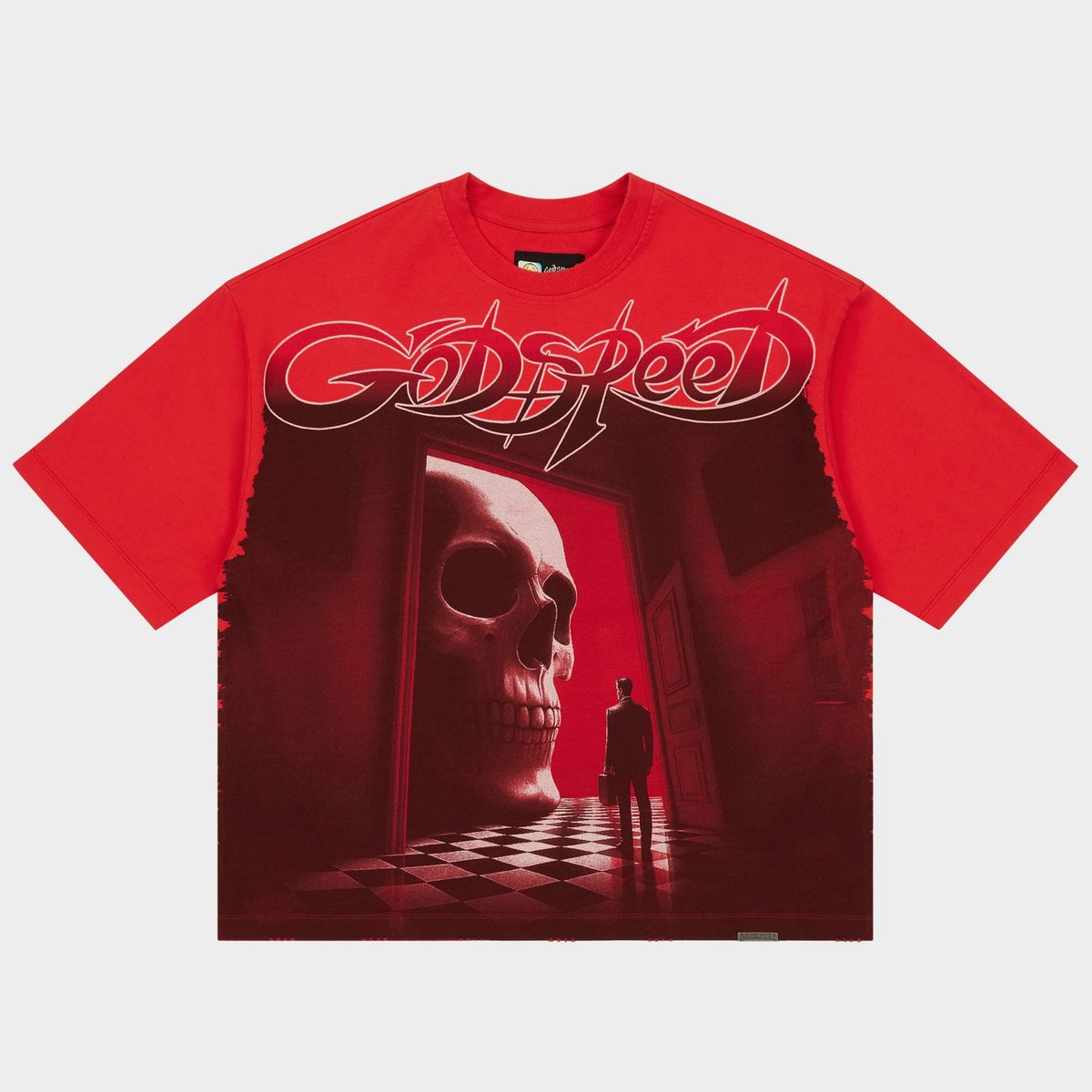 Godspeed Fates Doorstep Red Tee