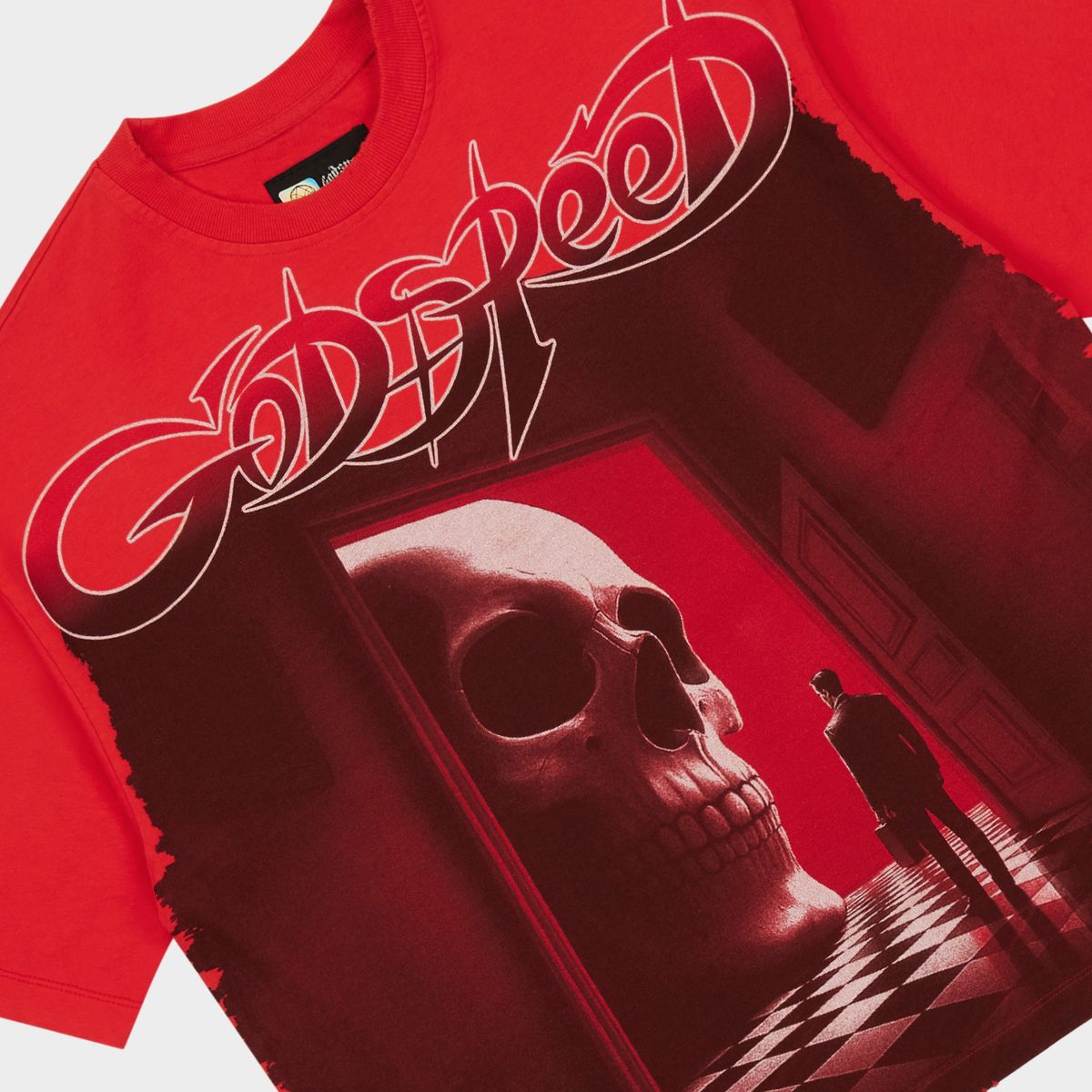 Godspeed Fates Doorstep Red Tee