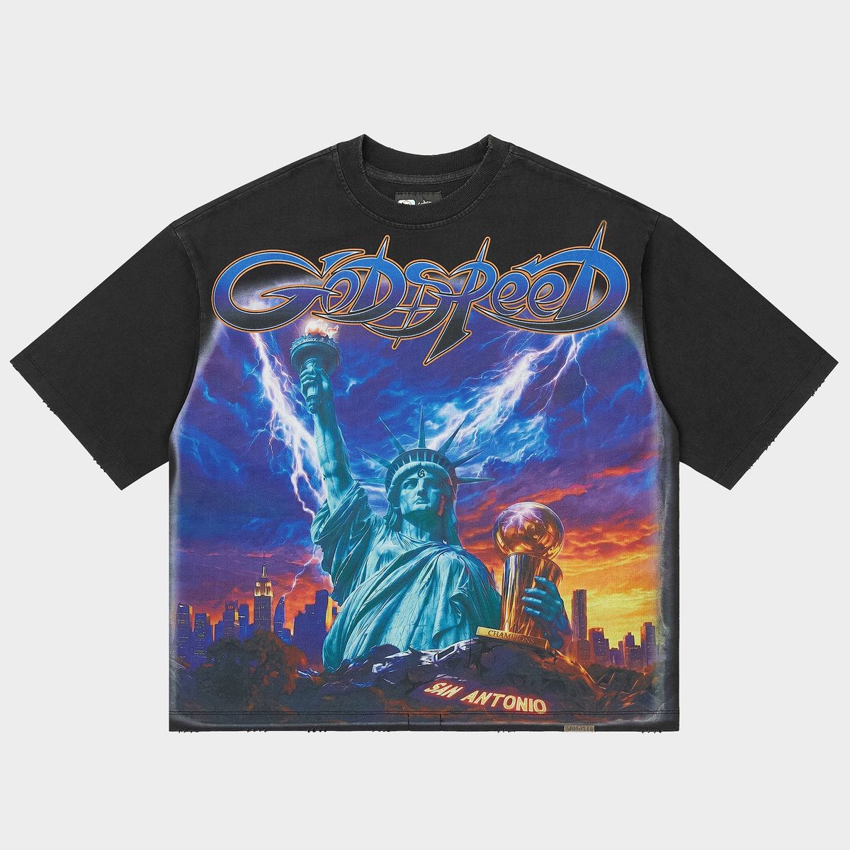 Godspeed Liberty Reigns Black Tee