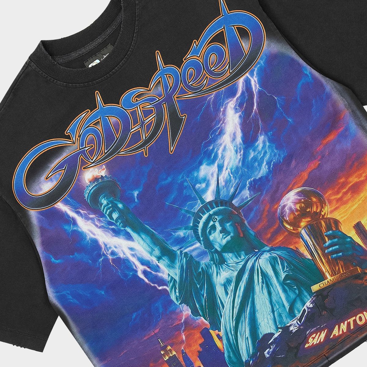 Godspeed Liberty Reigns Black Tee