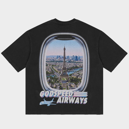 Godspeed GS Air Paris Black Pocket Tee