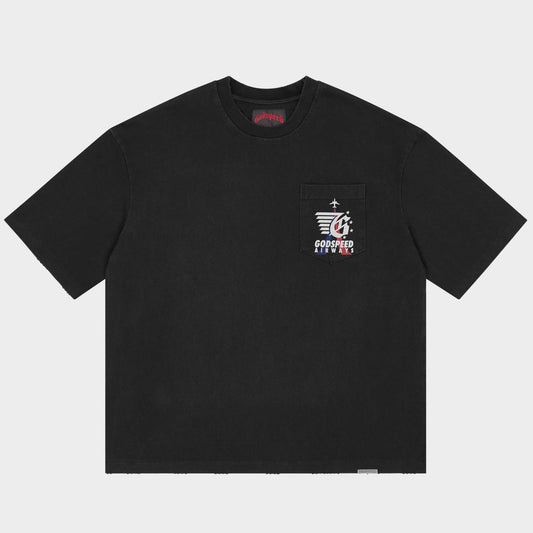 Godspeed GS Air Paris Black Pocket Tee