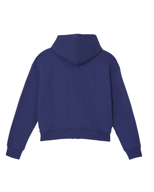 Cactus Valley Navy Crystal Cactus Zip Hoodie