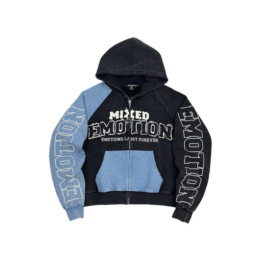 Mixed Emotions Blue “Split Decision” Hoodie