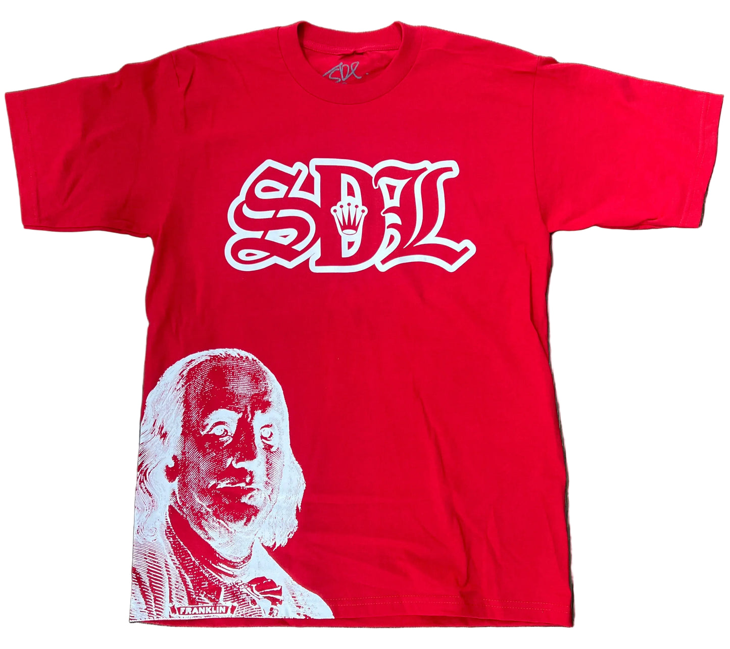 Skys Da Limit Red/White Benjamin Tee