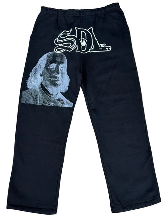 Skys Da Limit Grey/Black Benjamin Black Sweatpants