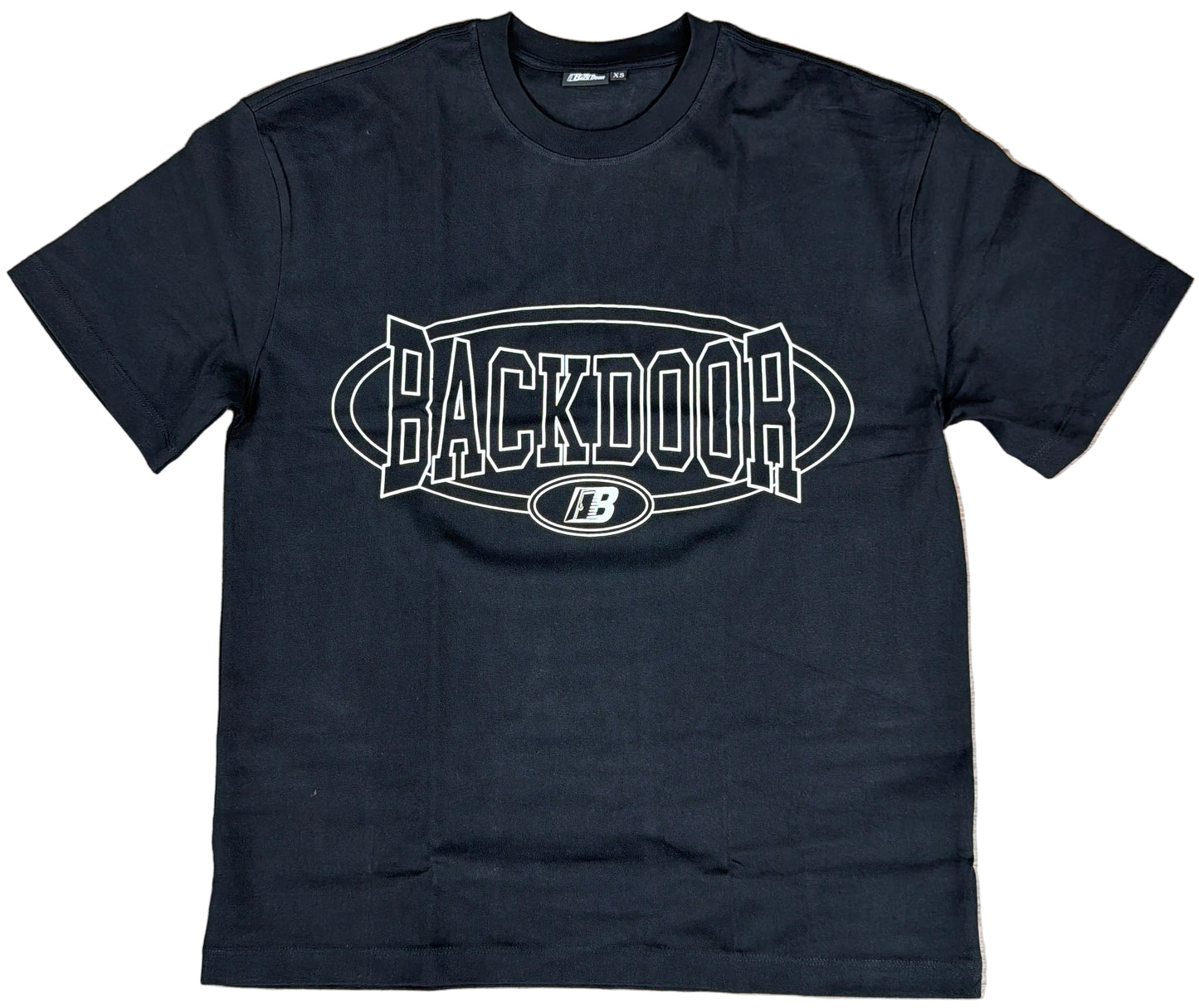 The Backdoor 3D Logo Tee Black