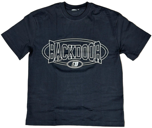 The Backdoor 3D Logo Tee Black