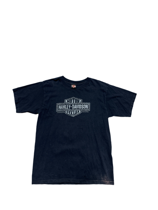 Y2K Wisconsin Black Harley Tee