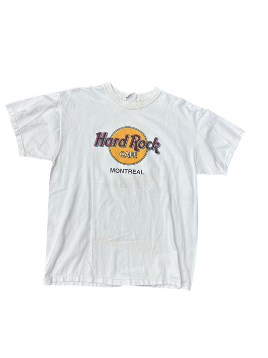 Hard Rock Montreal white tee