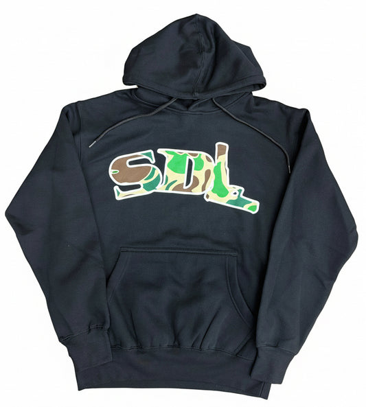 Skys Da Limit Green Camo Logo Hoodie