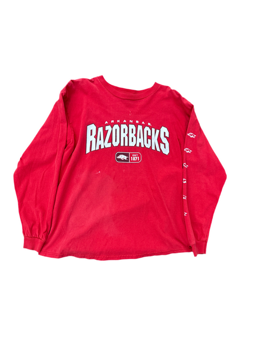 2000’s Arkansas Razorbacks A/S Sports Long Sleeve