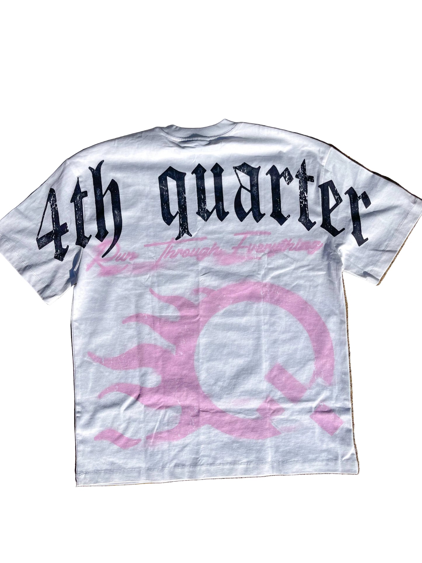 4th Quarter White Crest Tee