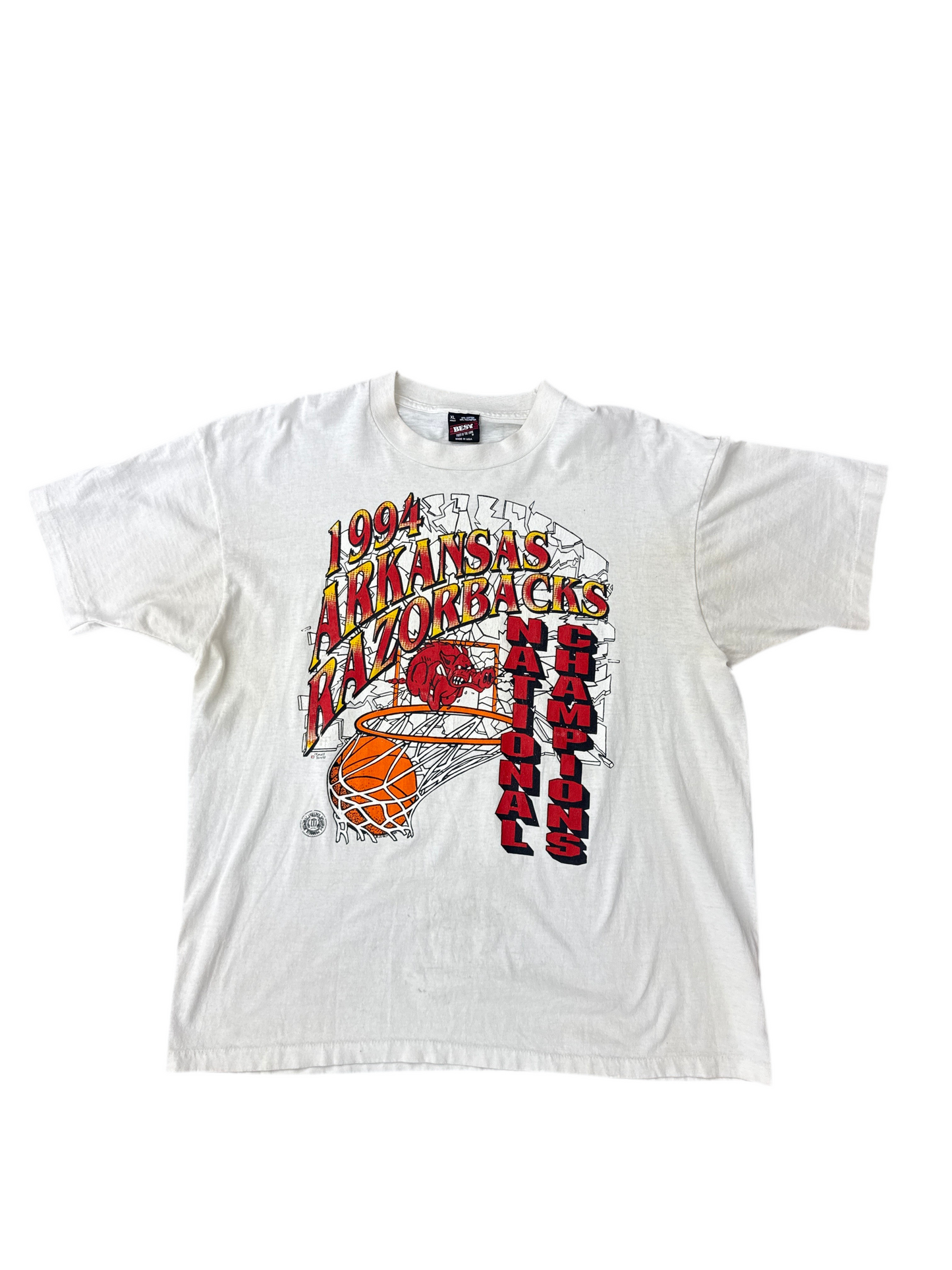 Arkansas 1994 Shattered Backboard Tee
