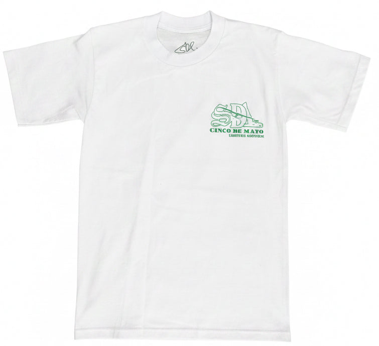 Skys Da Limit White Cinco De Mayo Tee