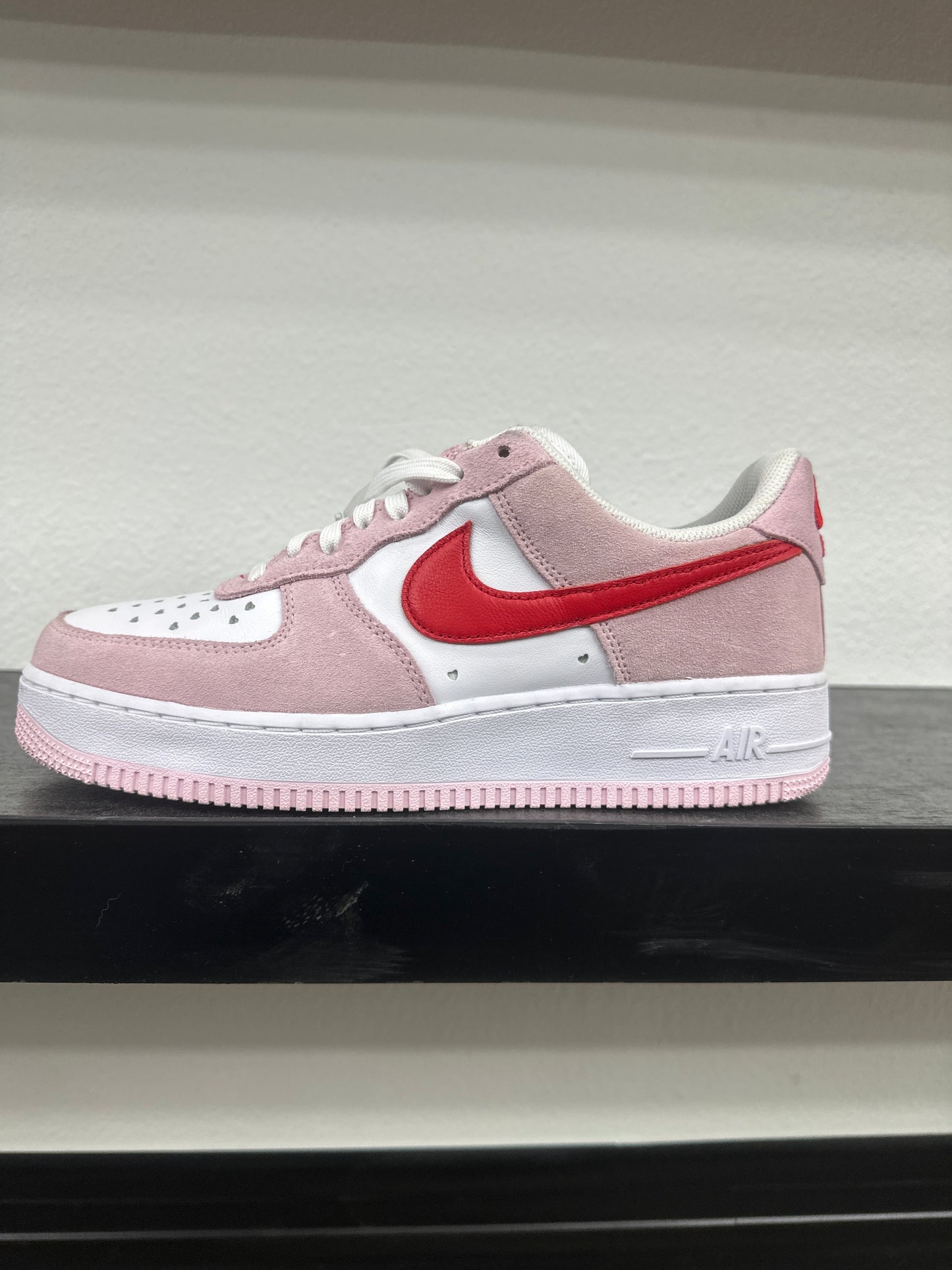 Preowned Nike Air Force 1 Valentines Love Letter