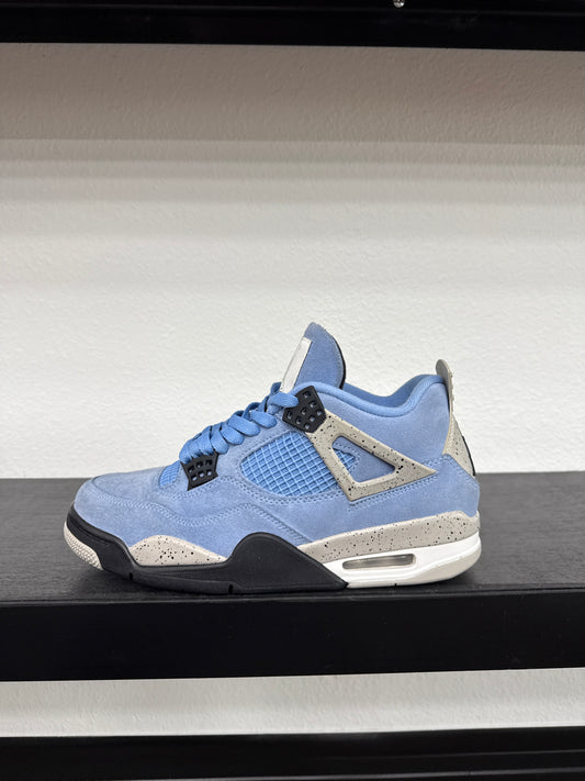 Preowned Jordan 4 Retro University Blue