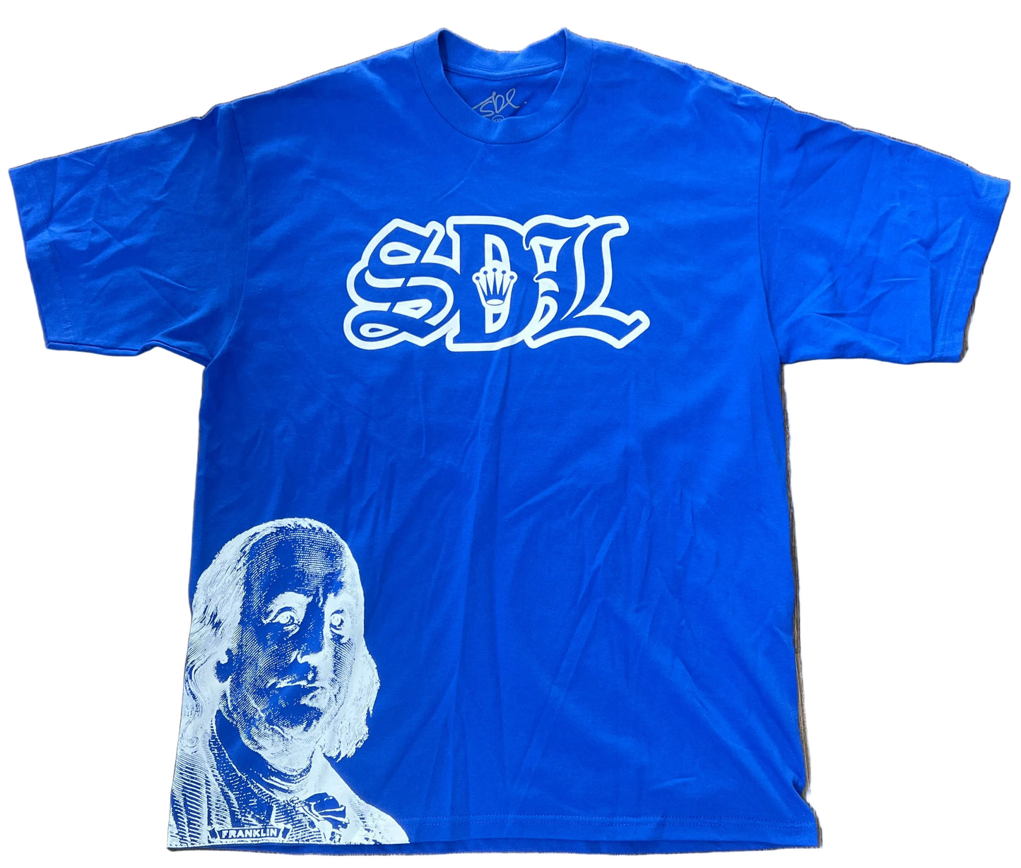 Skys Da Limit Royal Blue/White Benjamin Tee