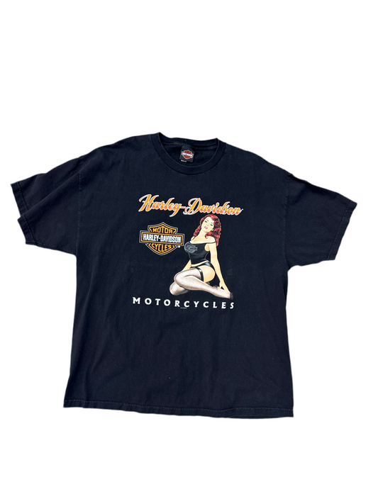 2000s Harley Davidson Girl Graphic Tee