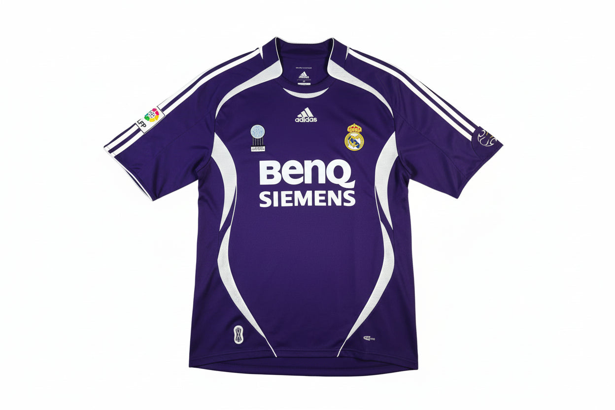 Real Madrid 2006/07 Beckham Purple Jersey