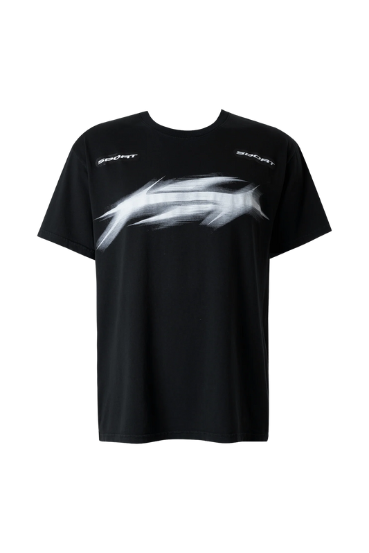 Hellstar Sports Blur Tee Shirt Black