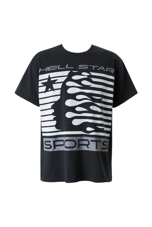 Hellstar Sports Flame Tribal Motion Black T-Shirt