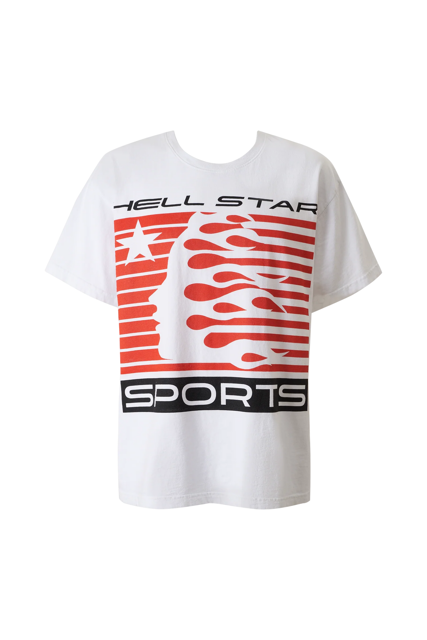 Hellstar Sports Flame Tribal Motion White T-Shirt