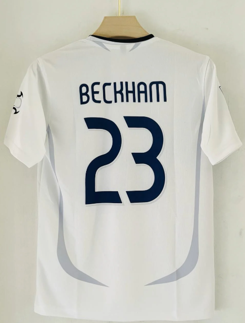 Real Madrid 2006/07 Beckham Home Jersey
