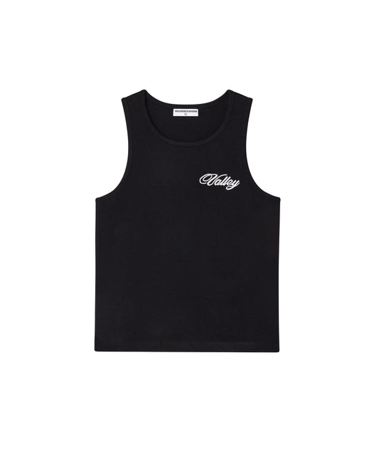 Vale Forever Black Slub Tank Top