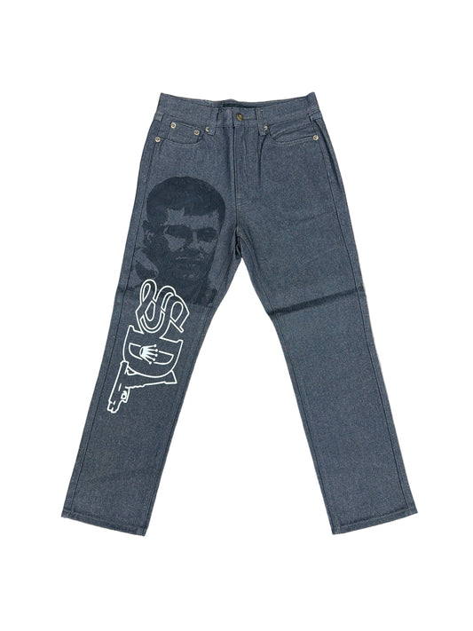 Skys Da Limit Black/White Chapo Slate Jeans