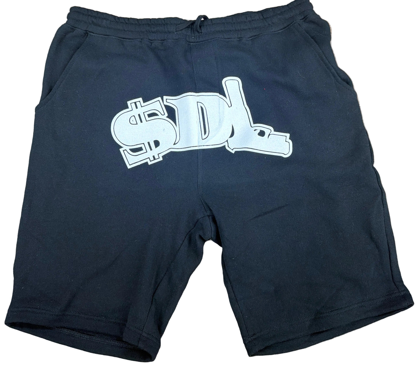 Skys Da Limit $DL White Out Logo Shorts