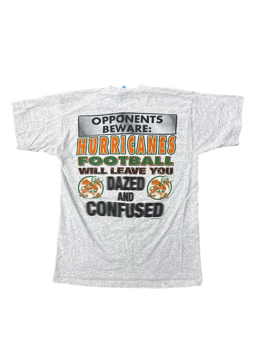1990's Miami Hurricanes Stay Focus Tee