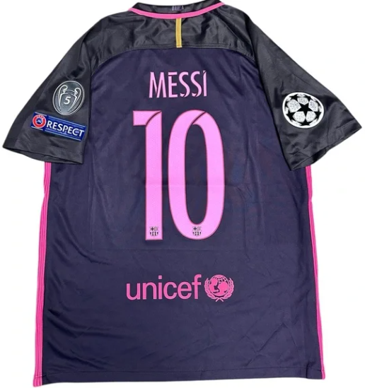 Barcelona 2016-17 Messi Away Jersey