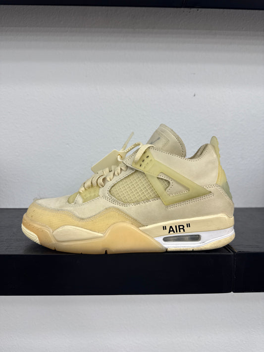 Preowned Jordan 4 Off-White Sail