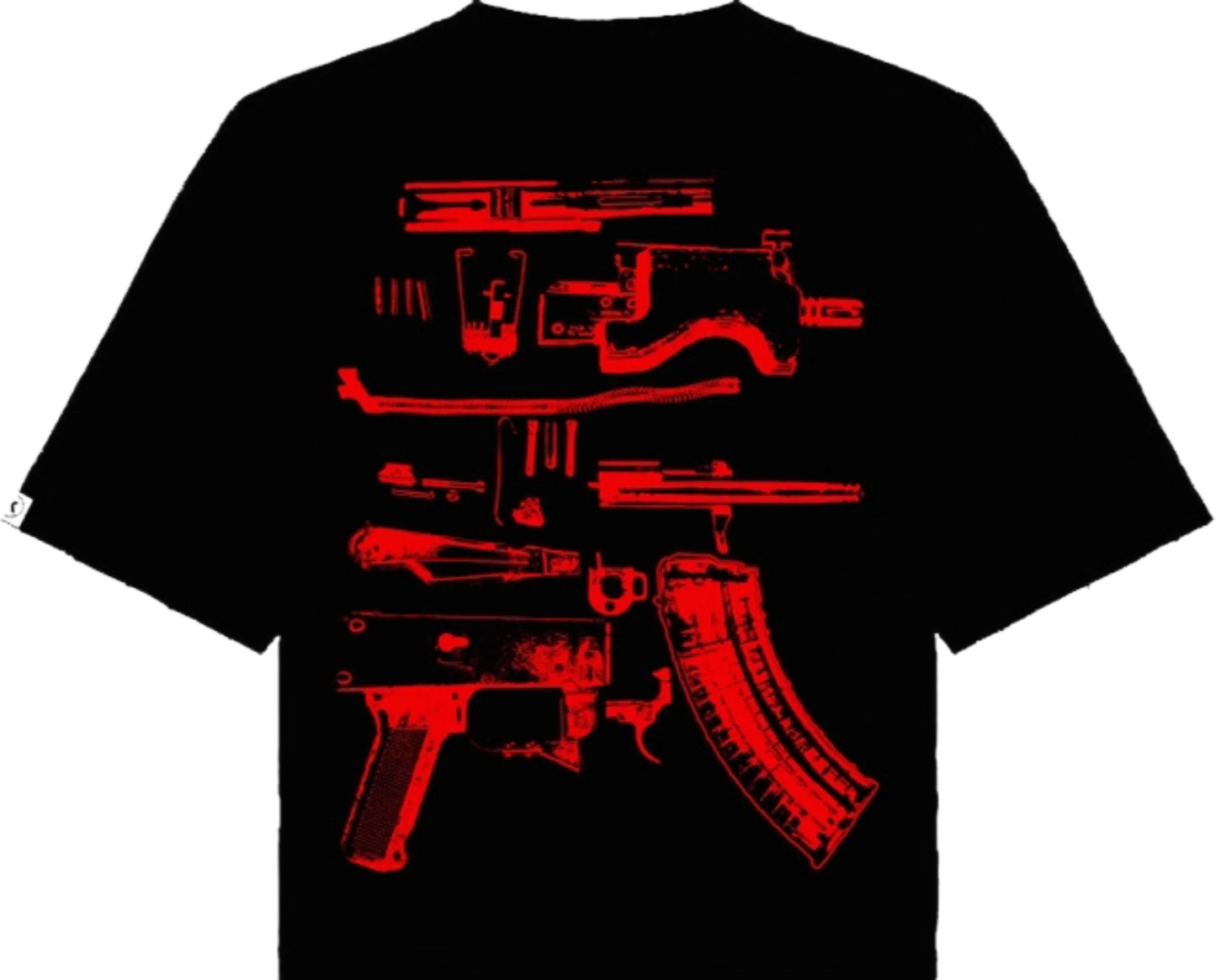 In Draco We Trust Oversized Tee Black/Red