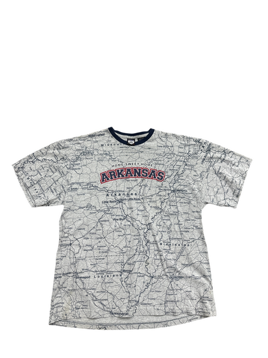 Home Sweet Home Arkansas Map Tee