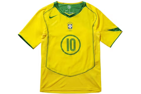 Brazil T90 Ronaldinho 2004 Yellow Jersey