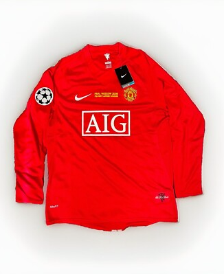 Manchester United 2007/08 Ronaldo Home Jersey Long Sleeve